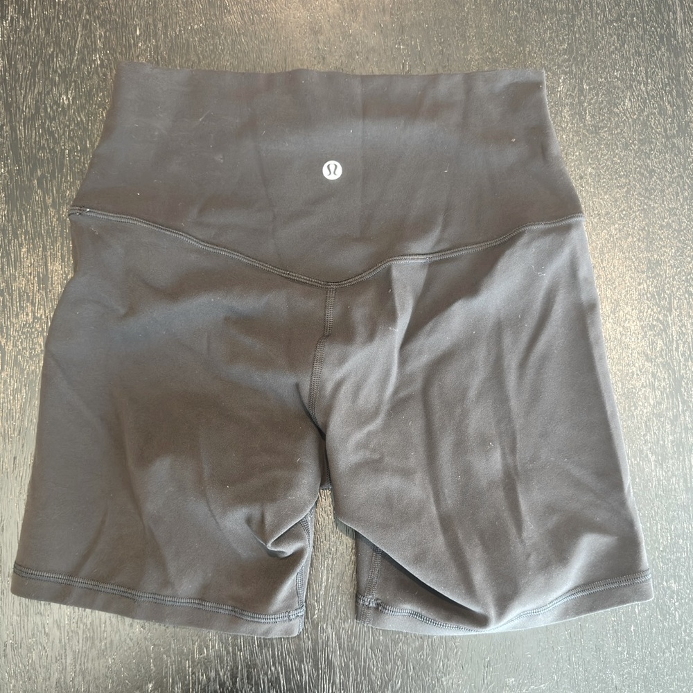 lululemon align black Bike Shorts size 6